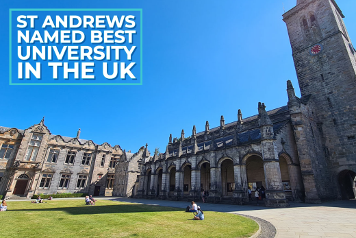 St Andrews named Best University in the UK