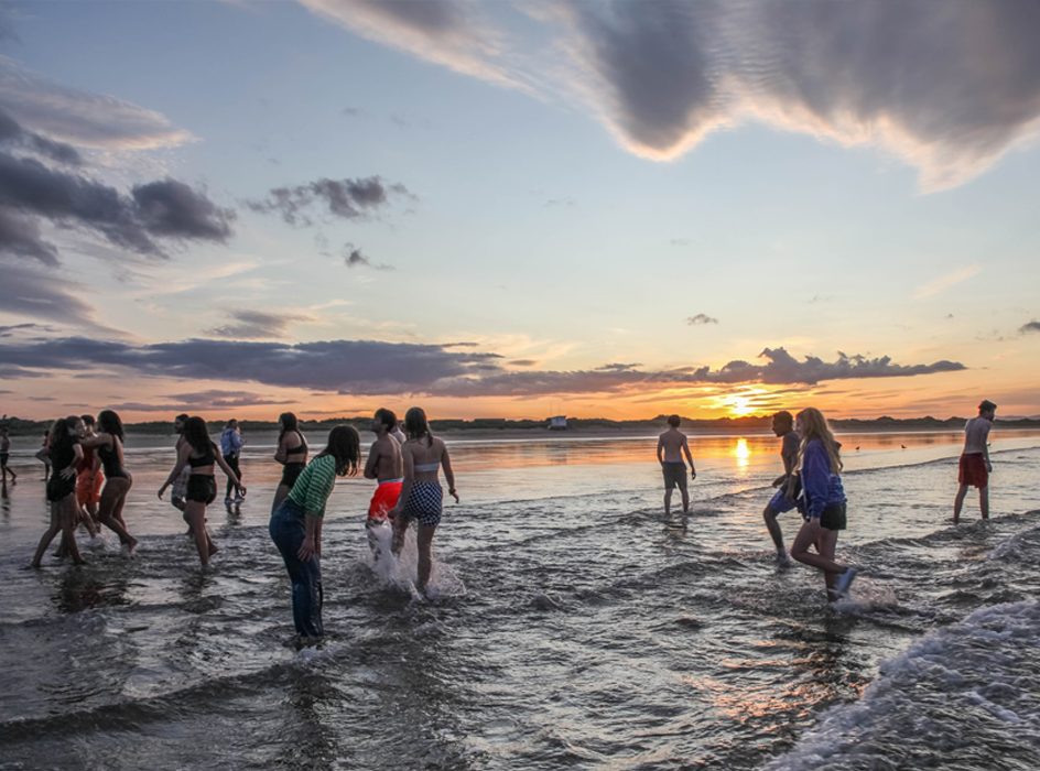 St andrews beach scene